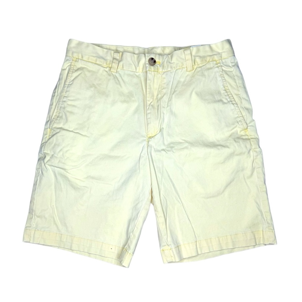Men's 30 Vineyard Vines yellow stretch breaker chino shorts